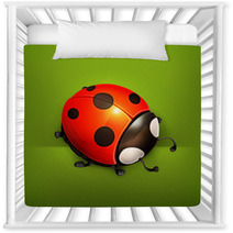Ladybug Vector Icon Nursery Decor 55571991