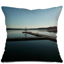 Lake In Evening Pillows 67364361