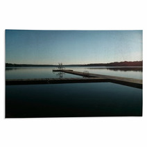 Lake In Evening Rugs 67364361
