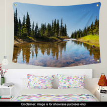 Lake In Mountains Wall Art 64347295
