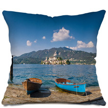 Lake Orta Italy Outdoor Scene Tourist Spot Pillows 67934489