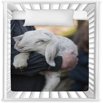 Lamb With Shepherd Nursery Decor 75345747