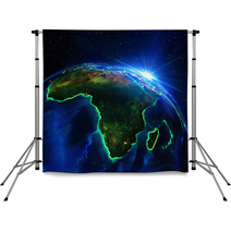 Land Area In Africa, The Night Backdrops 72779049