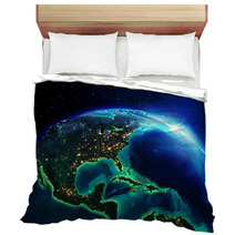 Land Area In North America The Night Bedding 64756250