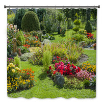 Landscaped Flower Garden Bath Decor 56352889