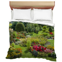 Landscaped Flower Garden Bedding 56352889