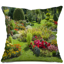 Landscaped Flower Garden Pillows 56352889
