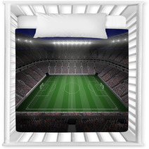 Large Football Stadium With Lights Nursery Decor 66094898