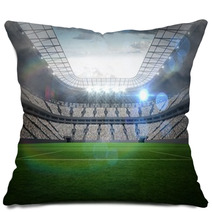 Large Football Stadium With Lights Pillows 64182490