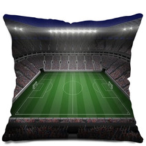 Large Football Stadium With Lights Pillows 66094898