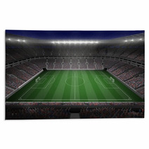 Large Football Stadium With Lights Rugs 66094898