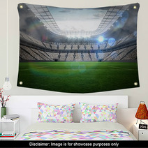 Large Football Stadium With Lights Wall Art 64182490