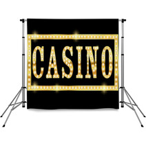Las Vegas Neon Casino Sign Backdrops 44654329