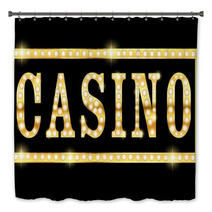 Las Vegas Neon Casino Sign Bath Decor 44654329