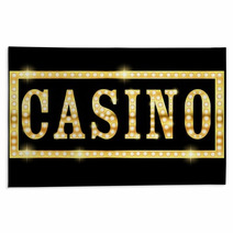 Las Vegas Neon Casino Sign Rugs 44654329