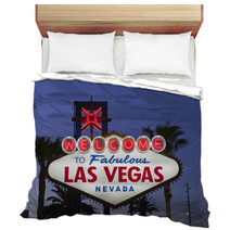 Las Vegas Sign Night Bedding 23697008