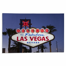 Las Vegas Sign Night Rugs 23697008