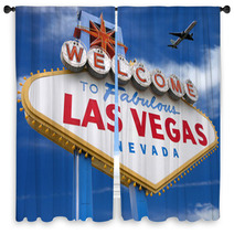 Las Vegas Sign Window Curtains 2414187