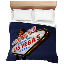 Las Vegas Welcome Sign. Bedding 5317368