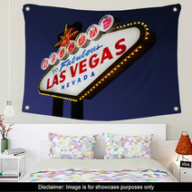 Las Vegas Welcome Sign. Wall Art 5317368
