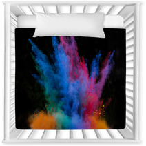 Launched Colorful Powder Over Black Nursery Decor 70966437