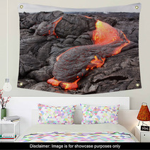 Lava Flow In Hawaii Wall Art 52934481