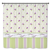 Lavender Wallpaper Bath Decor 59685088