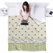 Lavender Wallpaper Blankets 59685088