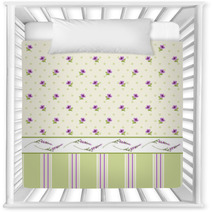 Lavender Wallpaper Nursery Decor 59685088