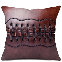 Leather Vintage Football Pillows 66048530
