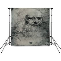 Leonardo Da Vinci, Italian Renaissance Polymath Backdrops 58750396