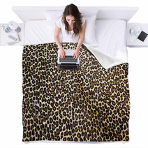 Leopard Background Blankets 75750373