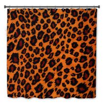 Leopard Fur As Background Bath Decor 33670085