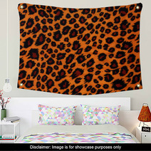 Leopard Fur As Background Wall Art 33670085