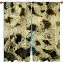 Leopard Fur Window Curtains 91025610