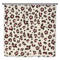 Leopard Ornament Seamless Pattern Bath Decor 60170716