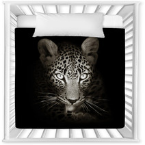 Leopard Portrait In Toned B&w Nursery Decor 59211871
