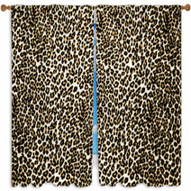 Leopard Print Window Curtains 67828191