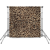 Leopard Skin As Background Backdrops 22981756