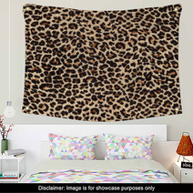 Leopard Skin As Background Wall Art 22981756