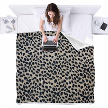Leopard Strip Blankets 69138740