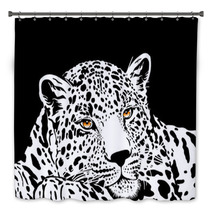 Leopard With Gold Eyes Bath Decor 60173514