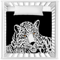 Leopard With Gold Eyes Nursery Decor 60173514