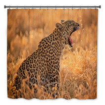Leopard Yawning Bath Decor 61900016
