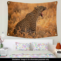 Leopard Yawning Wall Art 61900016
