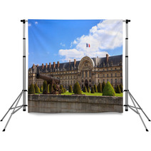 Les Invalides The National Residence Of The Invalids In Paris  Backdrops 67991015