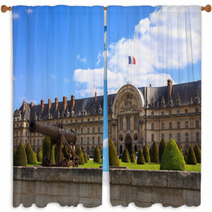Les Invalides The National Residence Of The Invalids In Paris  Window Curtains 67991015