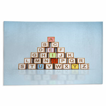 Letter Blocks In Alphabetical Order Rugs 67730824
