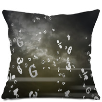 Letters And Numerals Pillows 67358142