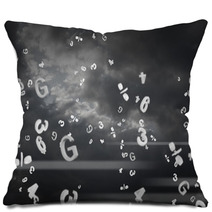 Letters And Numerals Pillows 67693890